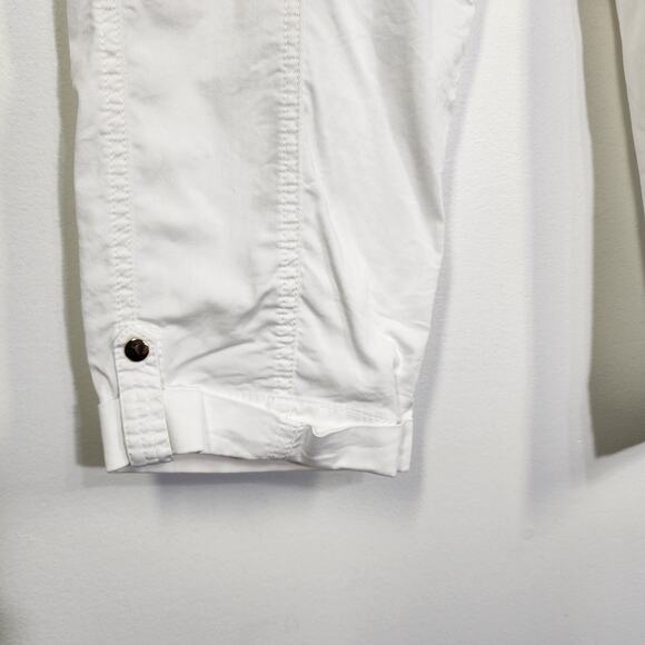 Chico's Crop Pants The Ultimate Fit Comfort Waist Luxe Utility Slim Size 1 US 8 - Picture 5 of 10